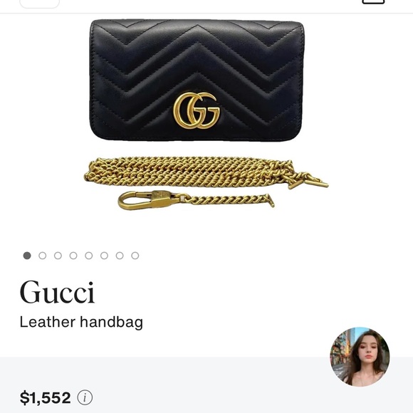 Gucci Handbags - Gucci leather handbag